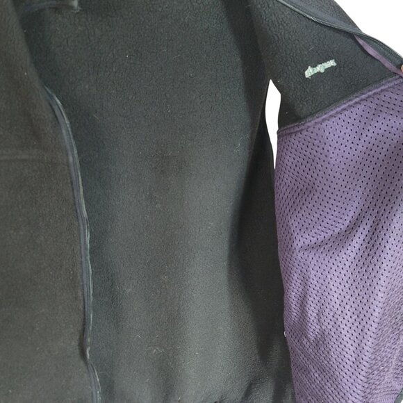 Patagonia Synchilla Fleece Vest Black XL Full Zip High Collar Pocket Vintage 90s - Picture 6 of 9